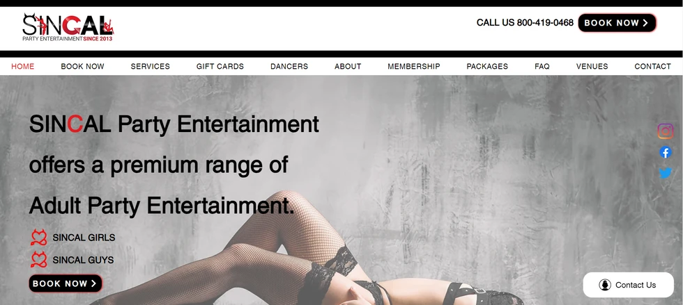 Custom Built Site / CMS / Bookings / Payment Form  (Adult Content)