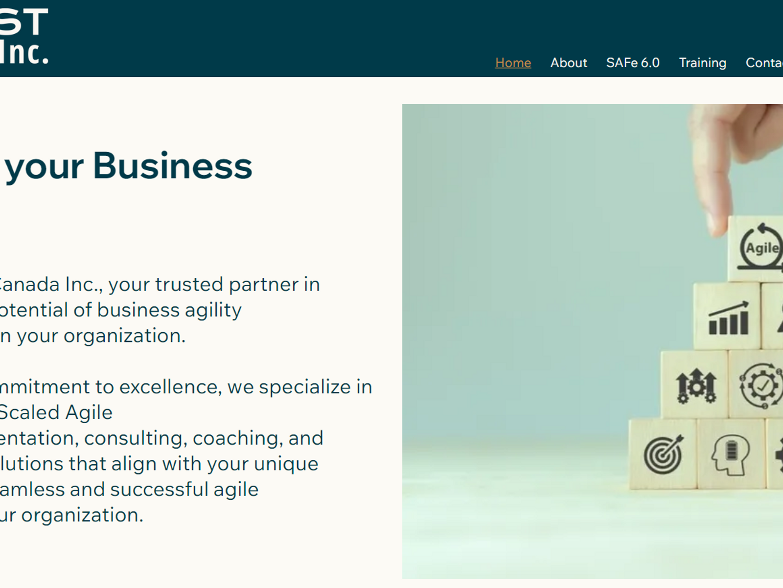 See the difference! Our first Wix Studio website build. 