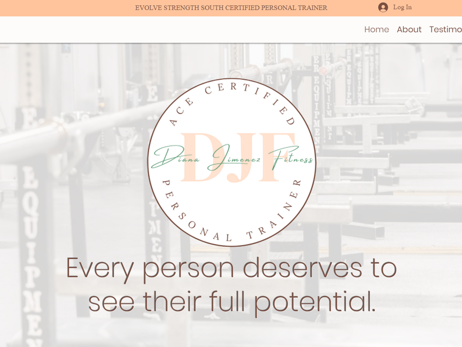 Classic Website Design | Fitness Trainer